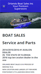 Mobile Screenshot of orlandoboatsalesinc.com